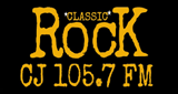 Classic Rock CJ 105.7 radio live streaming logo