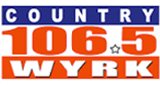 Country 106.5 radio live streaming logo