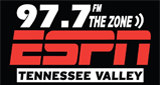 ESPN 97.7 The Zone radio live streaming logo