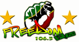 Freedom FM radio live streaming logo