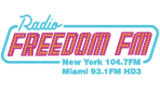 Freedom FM radio live streaming logo