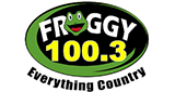 Froggy 100.3 radio live streaming logo