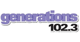 Generations 102.3 radio live streaming logo