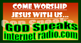 GOD Speaks internet radio radio live streaming logo