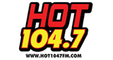 Hot 104.7 radio live streaming logo