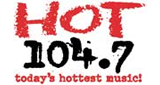 Hot 104.7 radio live streaming logo