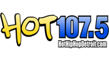 Hot 107.5 radio live streaming logo