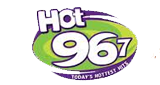 Hot 96.7 radio live streaming logo