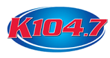 K 104.7 radio live streaming logo