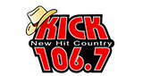 Kick 106.7 radio live streaming logo
