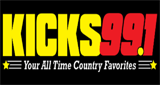 KICKS 99.1 FM radio live streaming logo