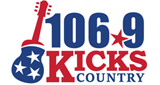 Kicks Country radio live streaming logo