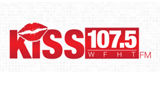 KISS 107.5 FM radio live streaming logo