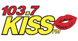 KISS FM 103.7 radio live streaming logo