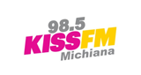 Kiss FM 98.5 radio live streaming logo