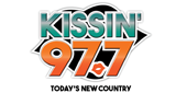 Kissin' 97.7 radio live streaming logo