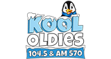 Kool Oldies 104.5 & 570 radio live streaming logo