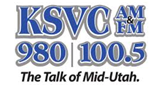 KSVC 980 AM radio live streaming logo