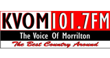 KVOM 101.7 FM radio live streaming logo