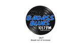 KXBB Badass Blues 101.7 radio live streaming logo