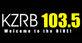 KZRB 103.5 radio live streaming logo