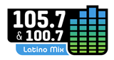 Latino Mix 105.7/100.7 radio live streaming logo