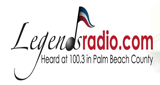 Legends 100.3 FM radio live streaming logo