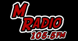 M Radio 105.5 FM radio live streaming logo