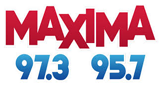 Maxima 97.3/95.7 FM radio live streaming logo