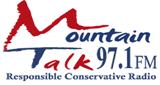 Mountain Talk 97.1 FM radio live streaming logo