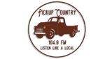 Pickup Country 104.9 radio live streaming logo