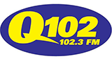Q102 radio live streaming logo