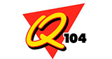 Q104 radio live streaming logo