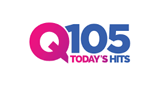 Q105 radio live streaming logo