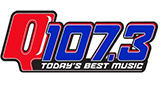 Q107.3 radio live streaming logo