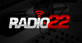 Radio 22 radio live streaming logo