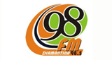 Rádio 98 FM Diamantina radio live streaming logo