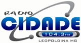 Rádio Cidade FM 104.3 radio live streaming logo