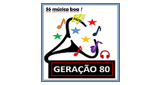 Radio Geração 80 radio live streaming logo