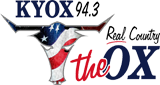 Real Country 94.3 “The OX” radio live streaming logo