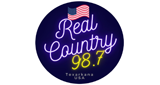 Real Country 98.7 radio live streaming logo