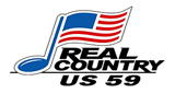 Real Country US 59 radio live streaming logo
