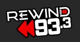 Rewind 93.3 radio live streaming logo