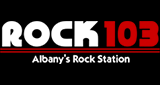 Rock 103 radio live streaming logo