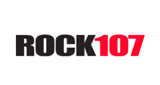 Rock 107 radio live streaming logo