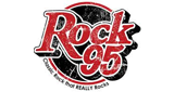Rock 95 radio live streaming logo