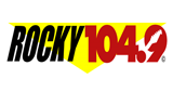 Rocky 104.9 radio live streaming logo