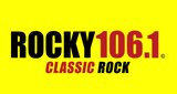 Rocky 106.1 radio live streaming logo