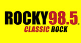 Rocky 98.5 radio live streaming logo