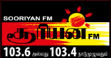 Sooriyan FM radio live streaming logo